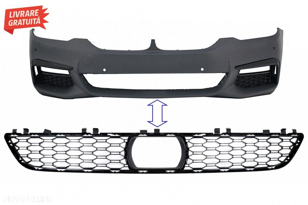 Grila Central Inferioara BMW Seria 5 G30 G31 (2017-2019) M-Tech Design - 1
