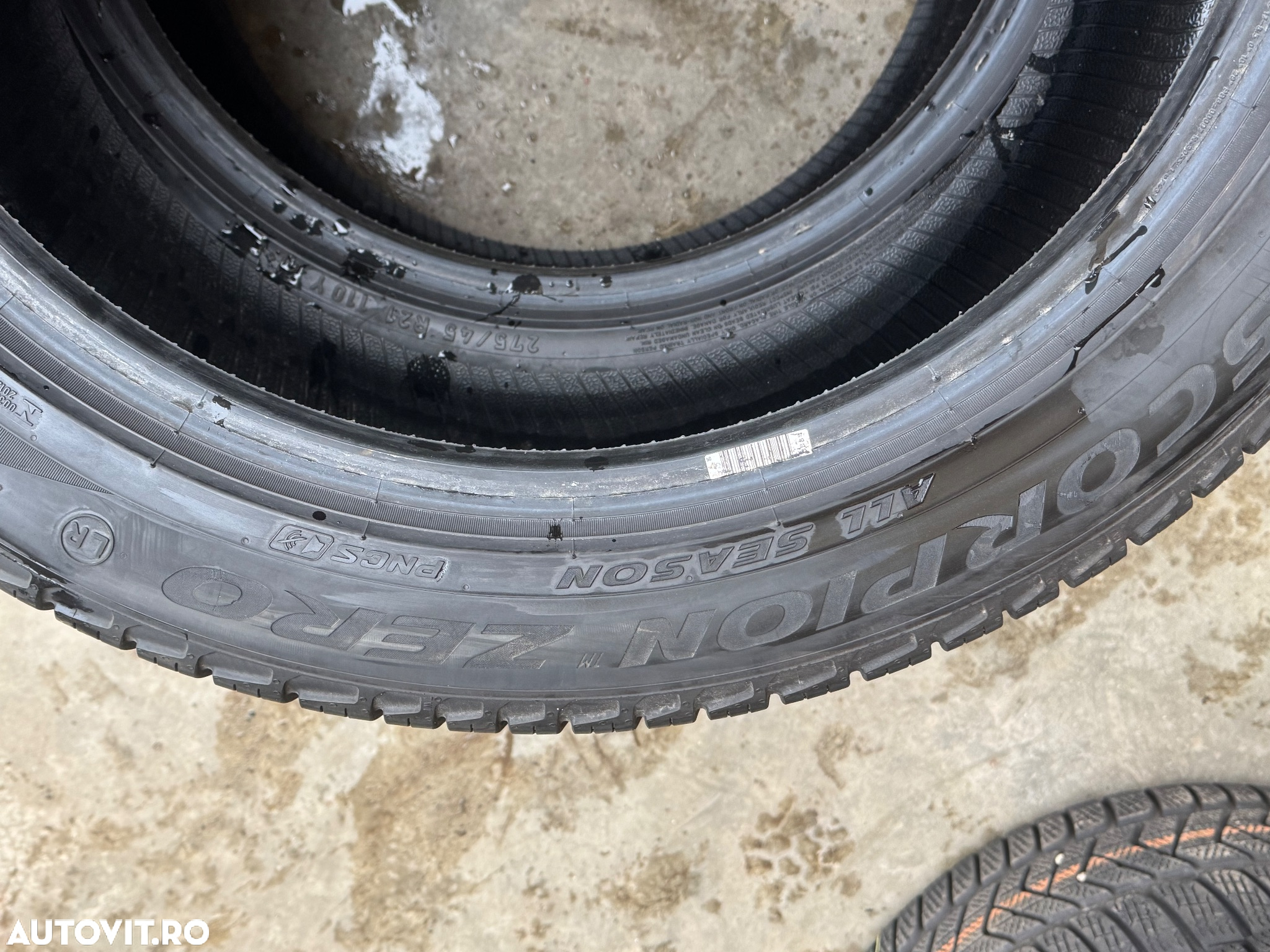Vând 4 anvelope 275/45/21 Pirelli allseazon ca noi - 9