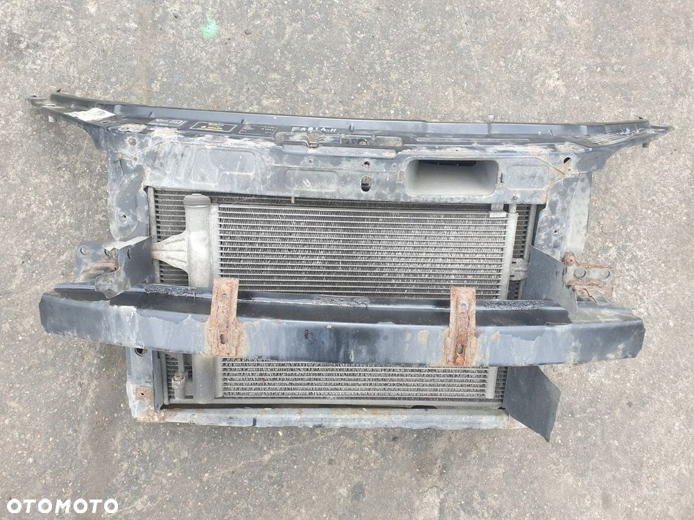 PAS PRZEDNI WZMOCNIENIE CZOŁOWE KOMPLET CHŁODNIC SKODA FABIA II 1.4 TDI - 2