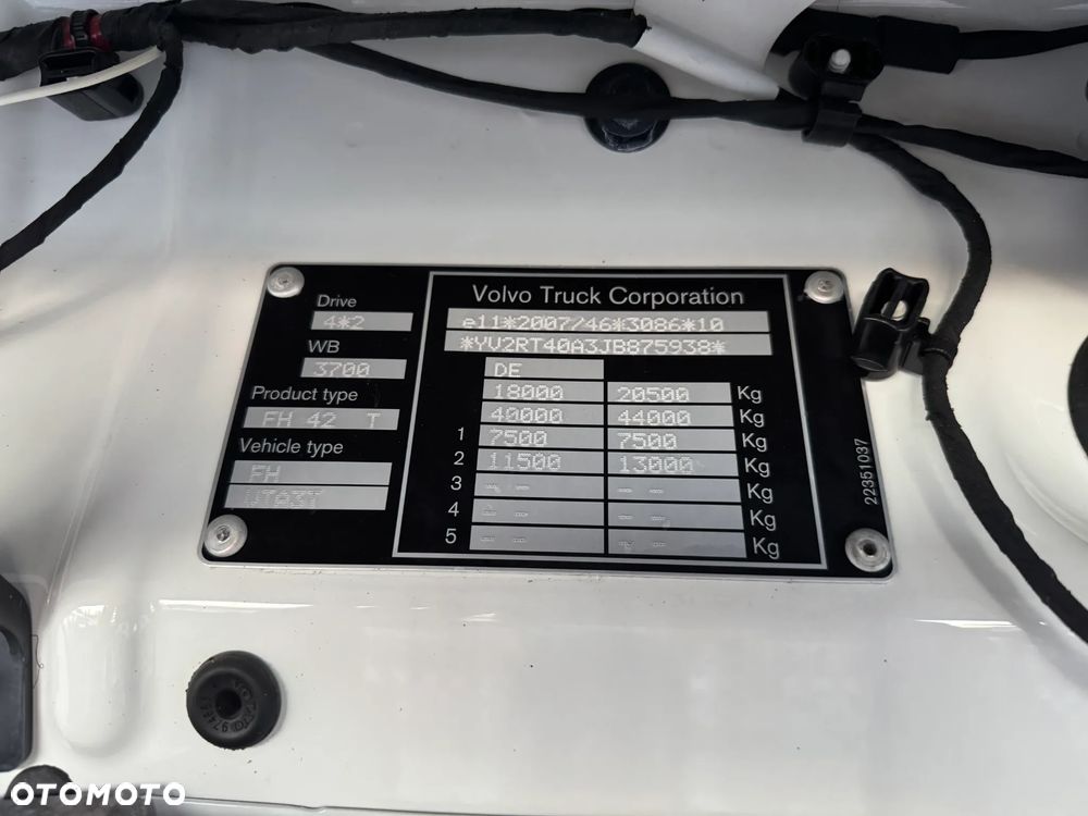 Volvo FH500 4x2, HYDRAULIKA DWUOBWODOWA, 2018 r , SUPER STAN z Niemiec - 40