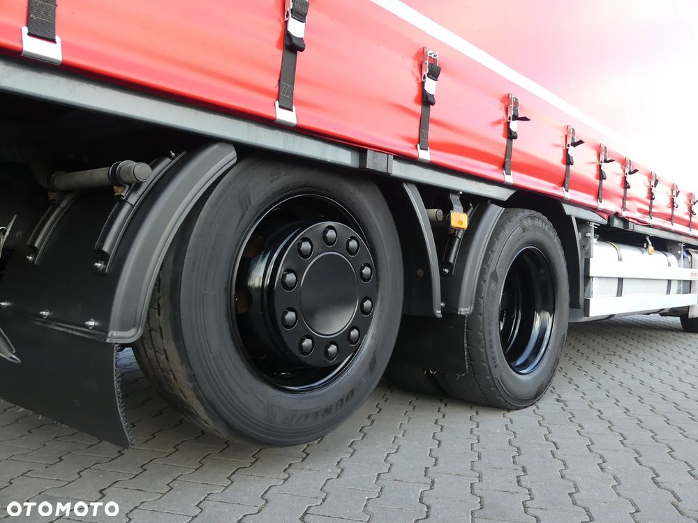 Renault T480 6x2 / ZESTAW PRZEJAZDOWY / FIRANKA / SUPER STAN / - 13
