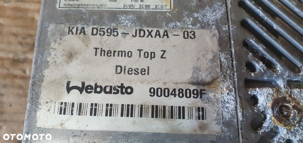 Webasto ogrzewanie postojowe Kia Sorento I D595-JDXAA-03 - 9