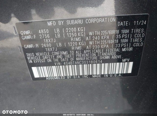 Subaru Outback - 6