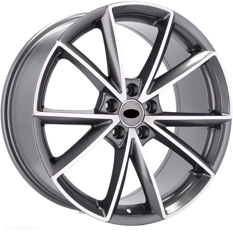 4x Felgi 18 m.in. do AUDI A3 8P 8Y 8V A4 B5 B6 B7 B8 B9 A6 C5 C6 C7 C8 A8 D2 D3 Q3 - BK703 - 3