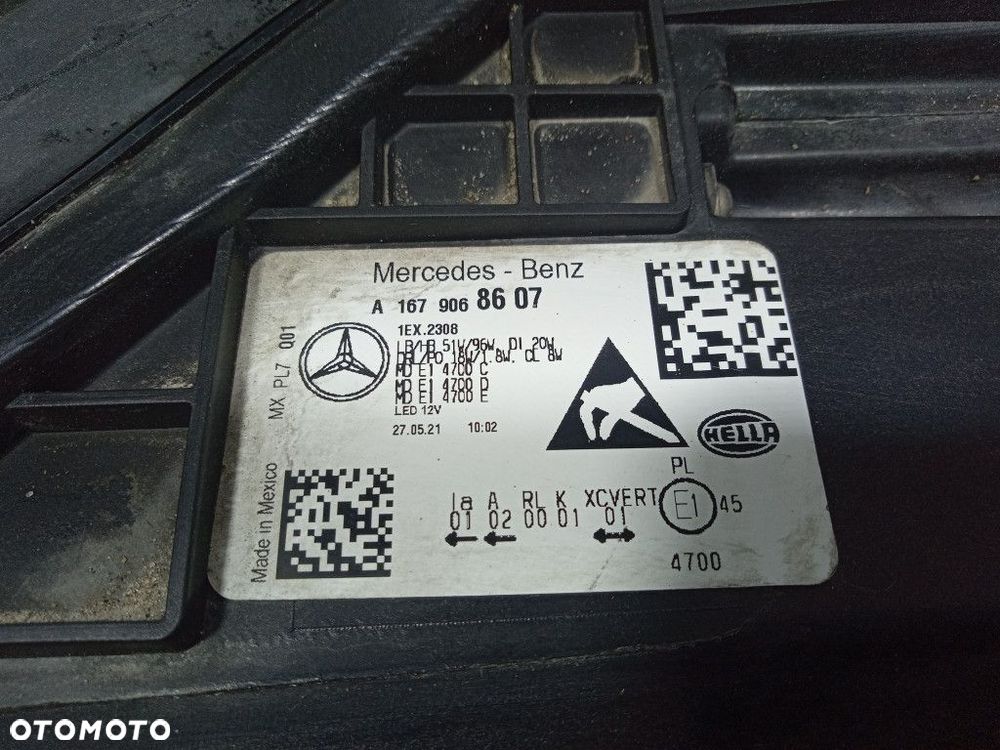 MERCEDES GLE W167 REFLEKTOR PRAWY MULTIBEAM LED A1679068607 - 8