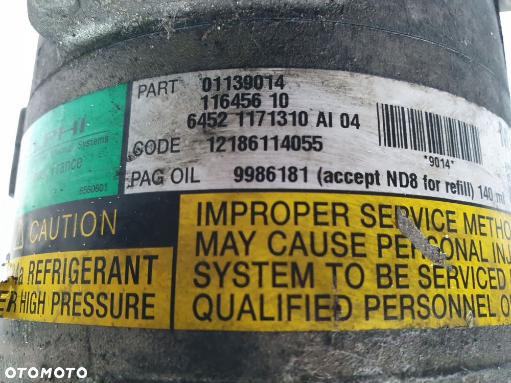 SPRĘŻARKA KLIMATYZACJI Mini Cooper R50 R53 1.6 16V Delphi 01139014 11645610 - 5