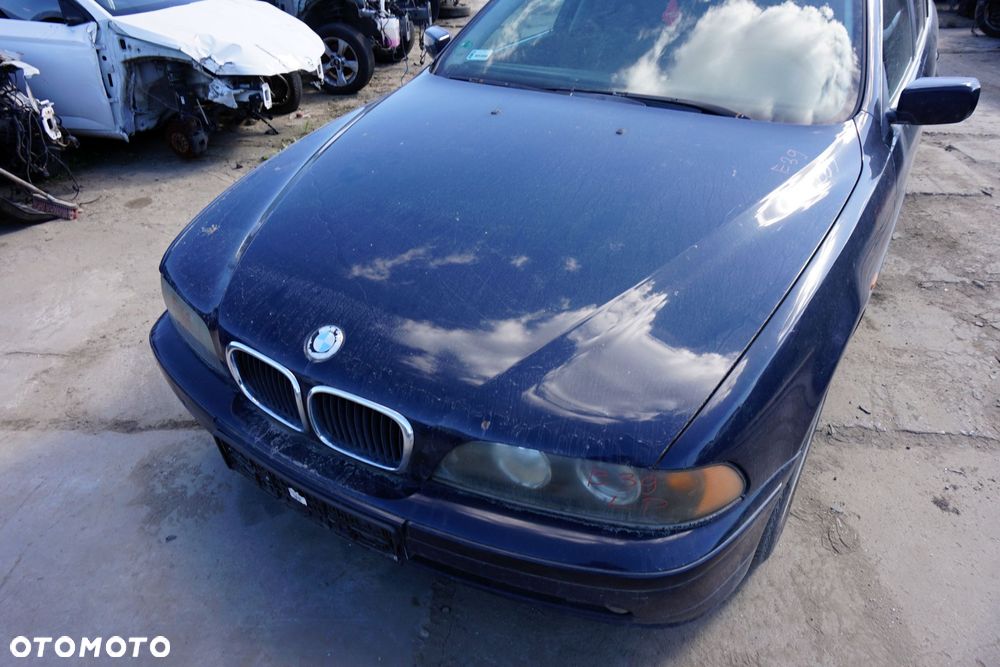 MASKA ZDERZAK BŁOTNIKI LAMPY 5 E39 263  BMW 1995-2000 GRANATOWY PRZÓD KOMPLETNY - 3