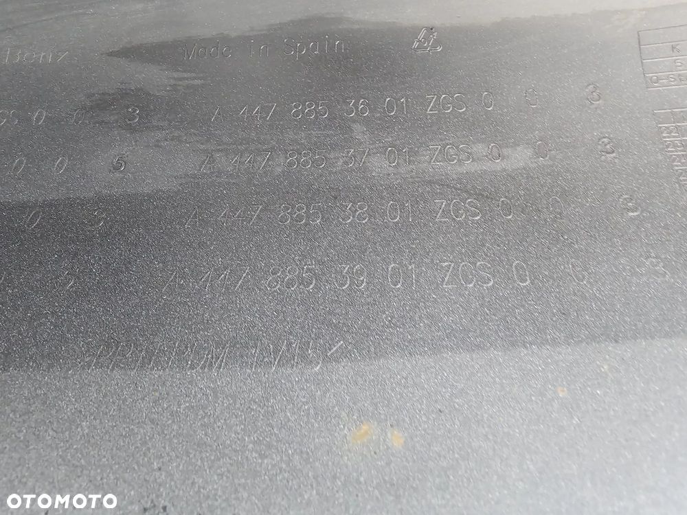 ZDERZAK PRZÓD MERCEDES V KLASA W447 A4478853901 GRILL A4478803604 - 9