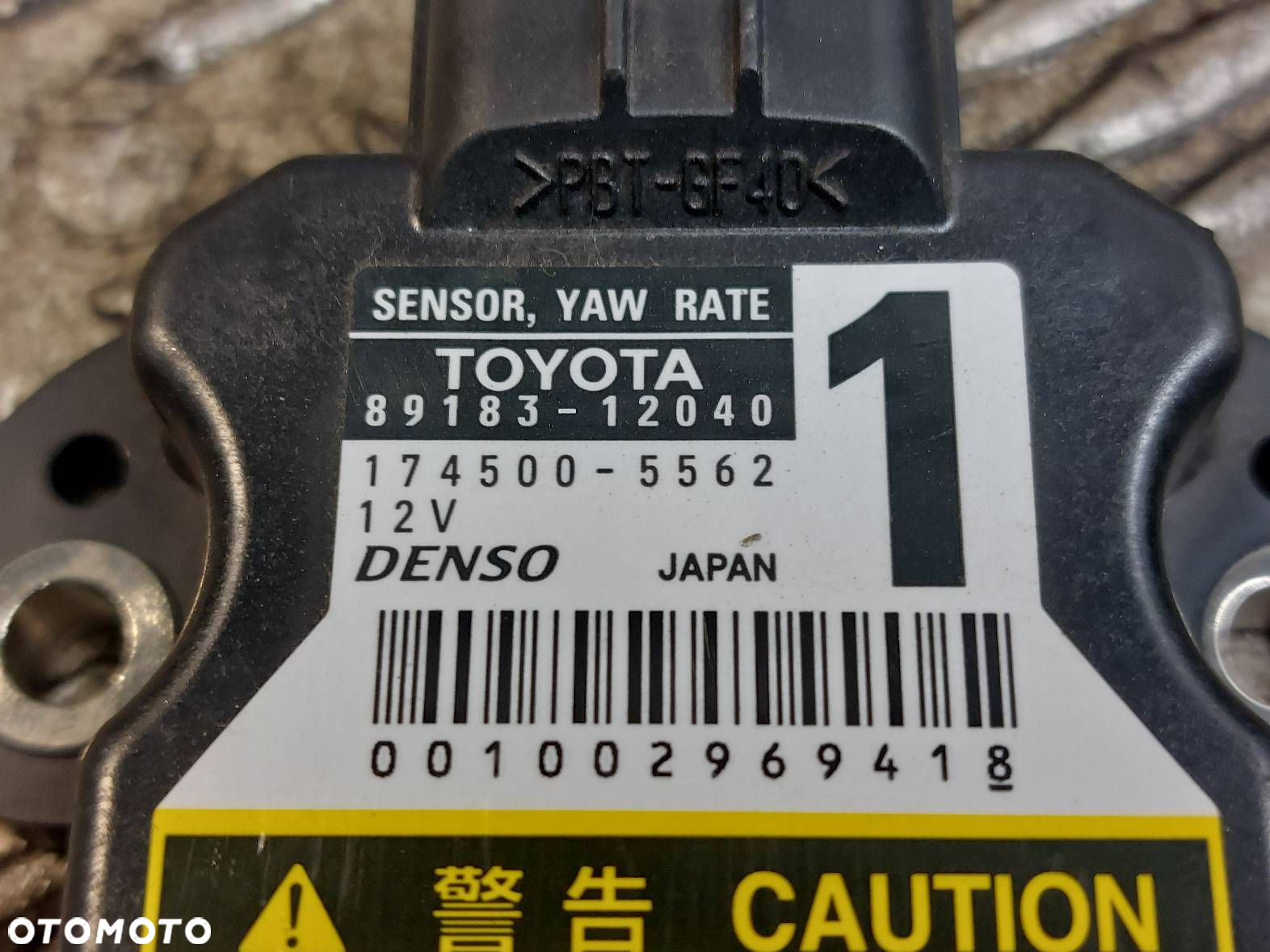 CZUJNIK KĄTA SKRĘTU CZUJNIK ODCHYLENIA LEXUS IS II 89183-12040 - 2