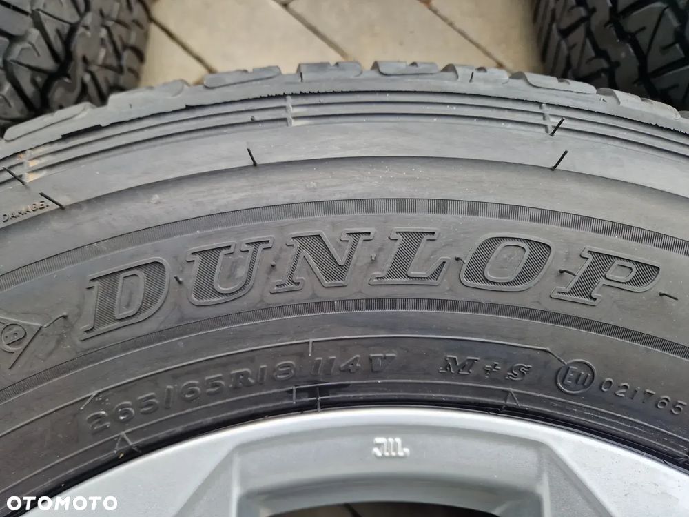 KOŁA CAŁOROCZNE TOYOTA LAND CRUISER 300 DUNLOP GRANDTREK ALL-TERRAIN AT30 114V  M+S 07/21, 265/65/R18, 7,5Jx18 ET60 6x139,7 - NOWE ORYGINALNE - 6