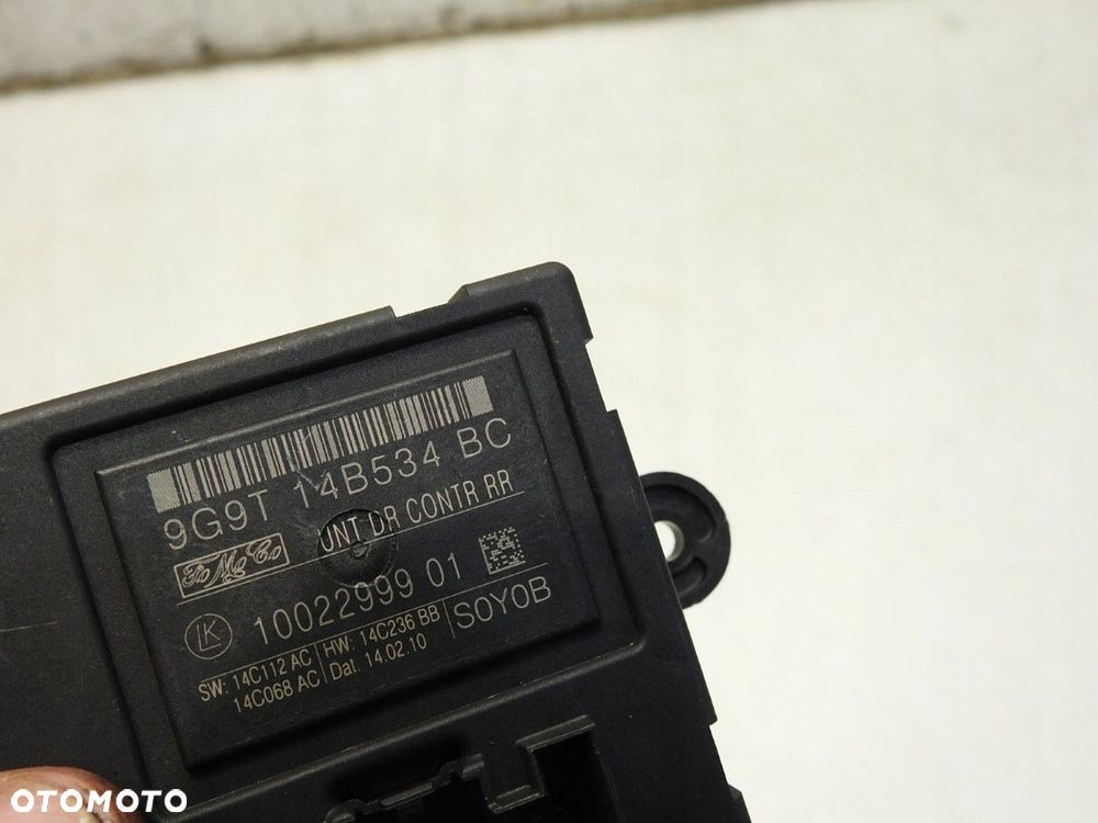 MODUŁ STEROWNIK DRZWI LEWY TYŁ VOLVO XC60 I 9G9T14B534BC 10022999 - 5