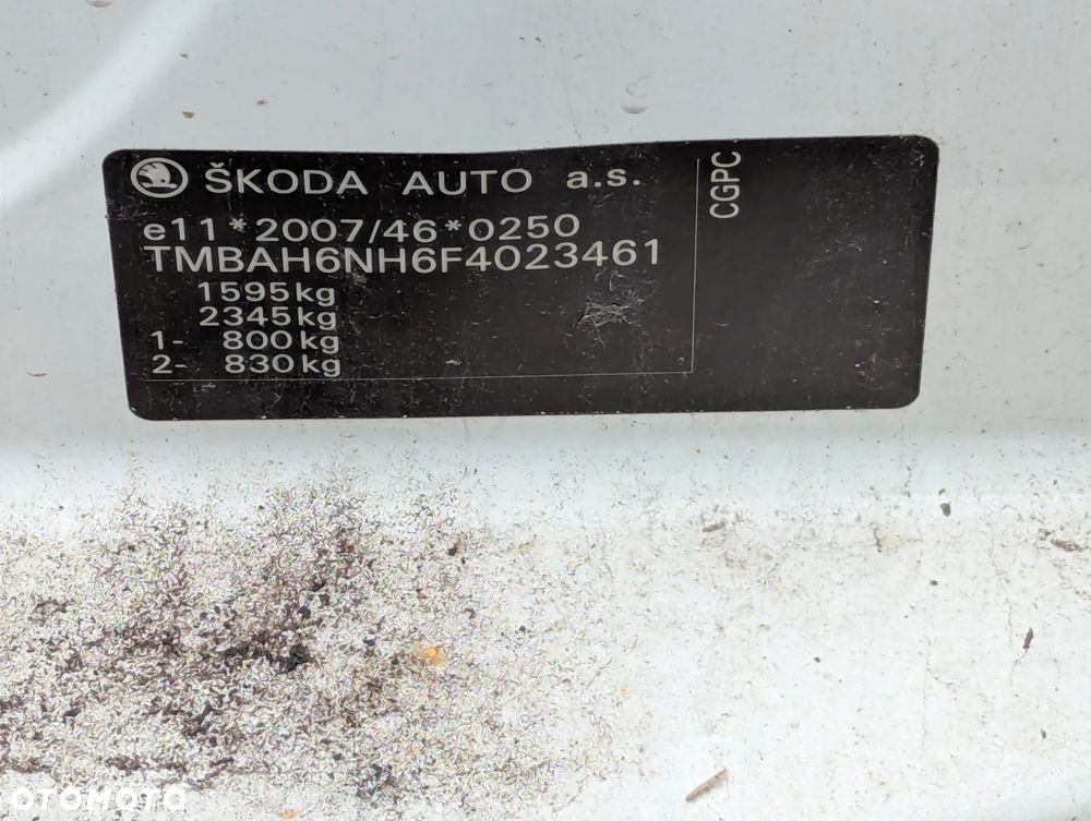 Škoda Rapid 1.2 MPI 75 KM CGPC-AUTO NA CZĘŚCI LF9E - 10