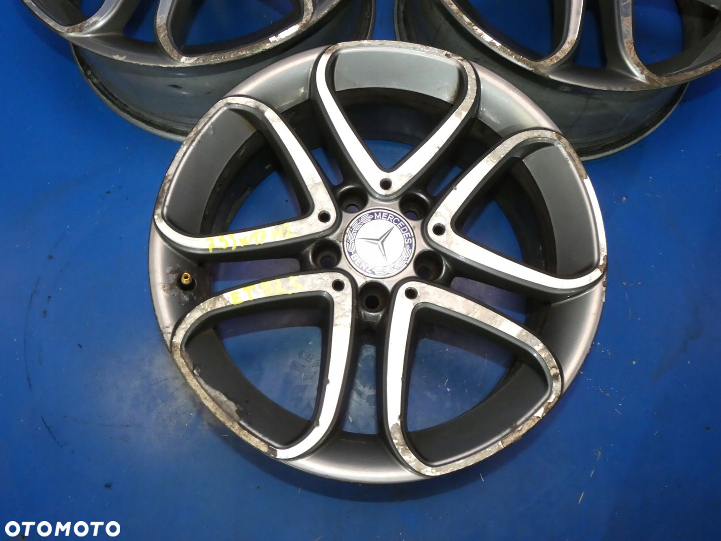 MERCEDES B W246 A W176 CLA W117 FELGA ALUMINIOWA 17 R17 ET52,5 - 3