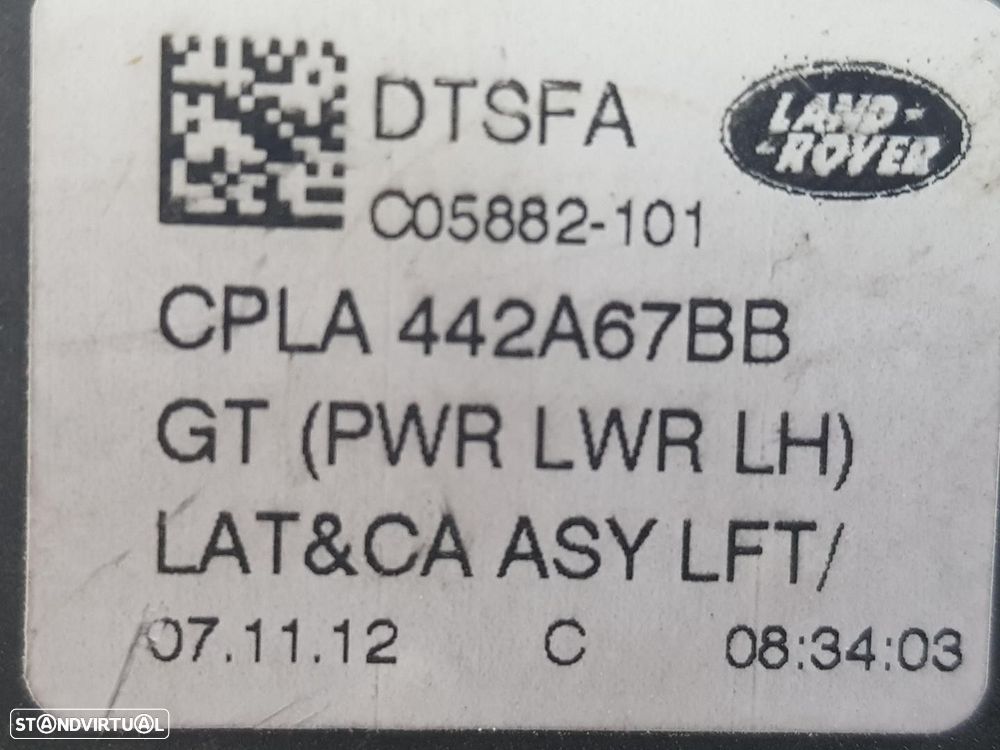 FECHADURA MALA / PORTA TRASEIRA LAND ROVER RANGE ROVER IV 2012 -LR072586 - 1