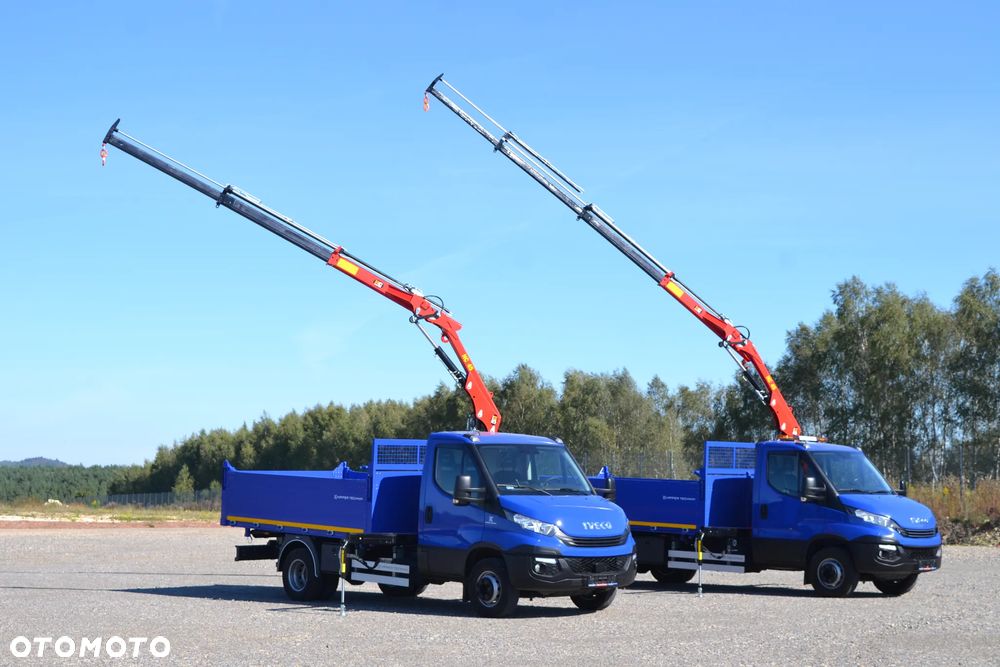 Iveco Daily 72C18 Nowy 3-stronny wywrot Żuraw HC45 HDS Wywrotka Kiper 70C 65C 50C 35C - 21