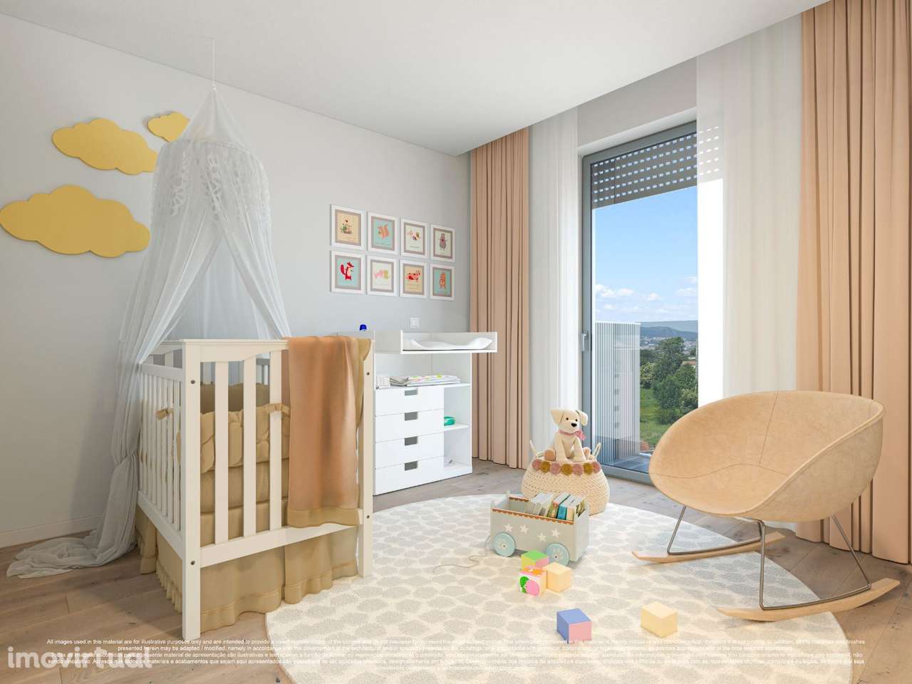 Apartamento T2 no Empreendimento Park View II – Vila Nova de Gaia - Grande imagem: 5/8