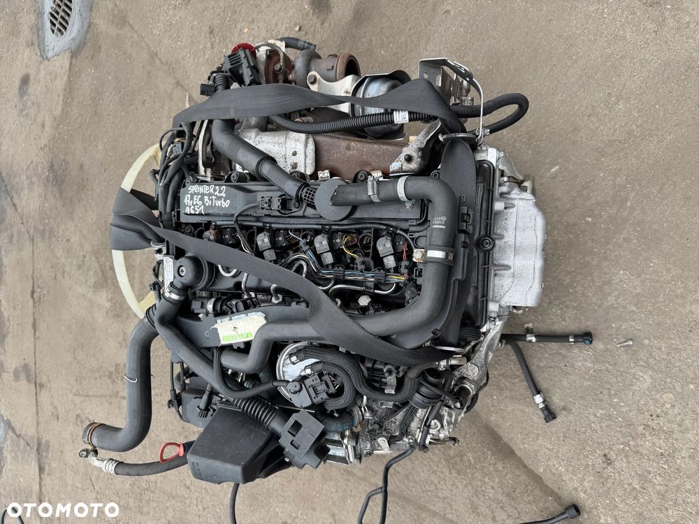 Sprinter 906 2,2 CDI Euro 6 BiTurbo 14-18 silnik kompletny A 651 955 - 9