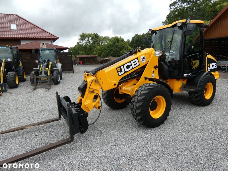 JCB TM180 Z Niemiec / Ładowarka łamana z teleskopem / Piękny Stan / - 3