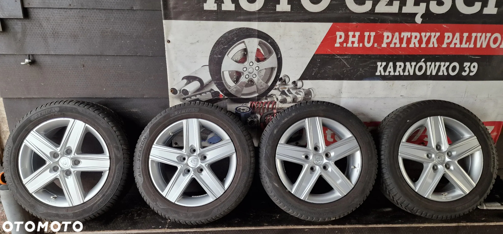 ALUFELGI+OPONY Wielosezonowe 205/55 16  VW Golf V Touran OCTAVIA II 16' 5X112 ET48 - 23