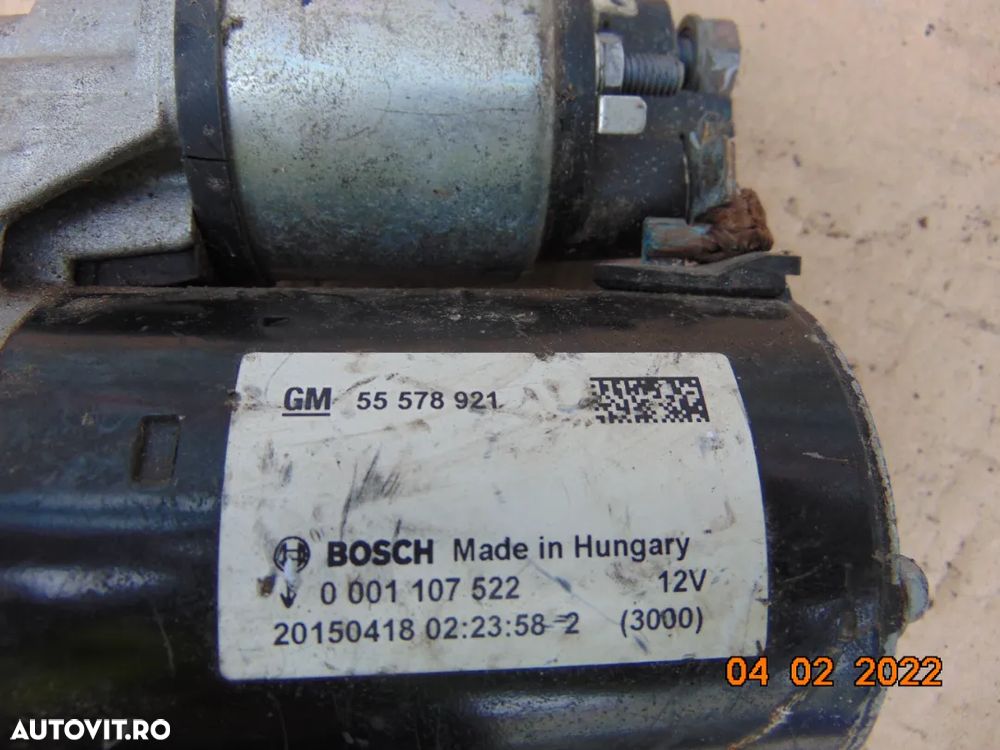 Electromotor Opel Corsa E corsa d motor 1.2 Corsa D Astra J dezmembrez Corsa E - 2