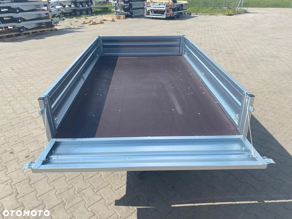 Brenderup Dostawa przyczepa platforma 2-osiowa 250x142x35cm DMC750kg koła pod spodem - 13