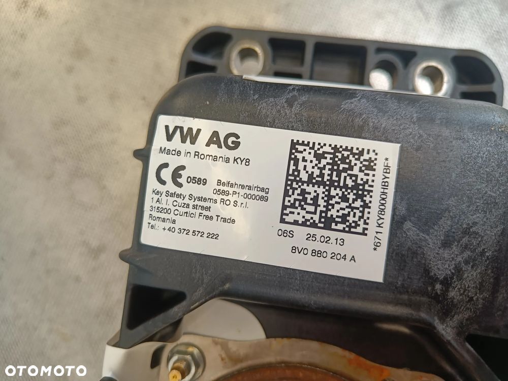 Poduszka pasażera Skoda Octavia 3 III Audi A3 8V VW Golf 7 VII Airbag w konsolę 8V0880204A - 5