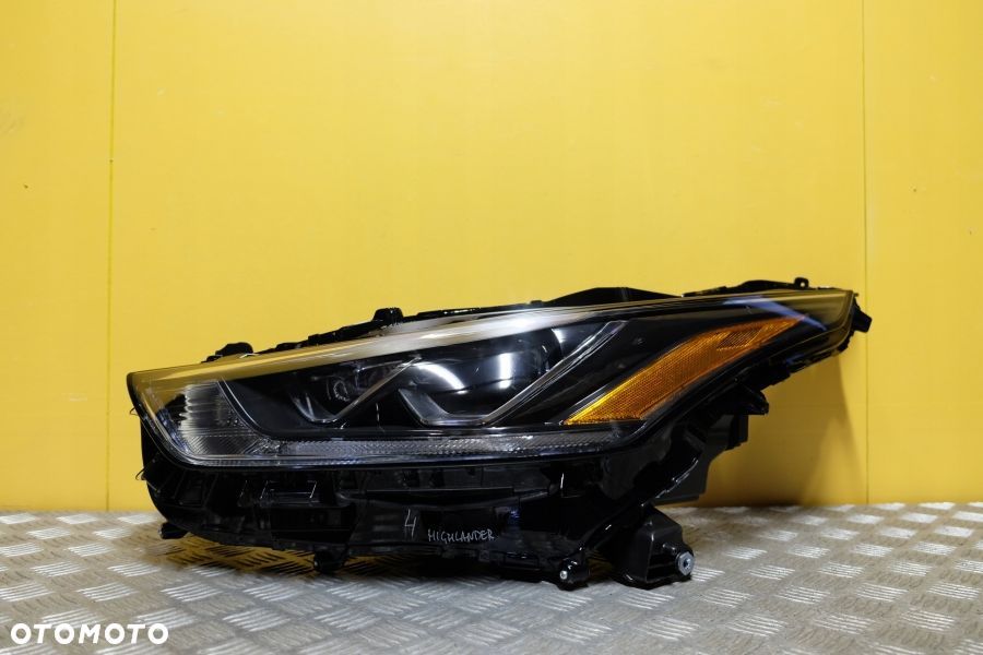 TOYOTA HIGHLANDER 2019- REFLEKTOR LAMPA FULL LED LEWA (4) USA - 1