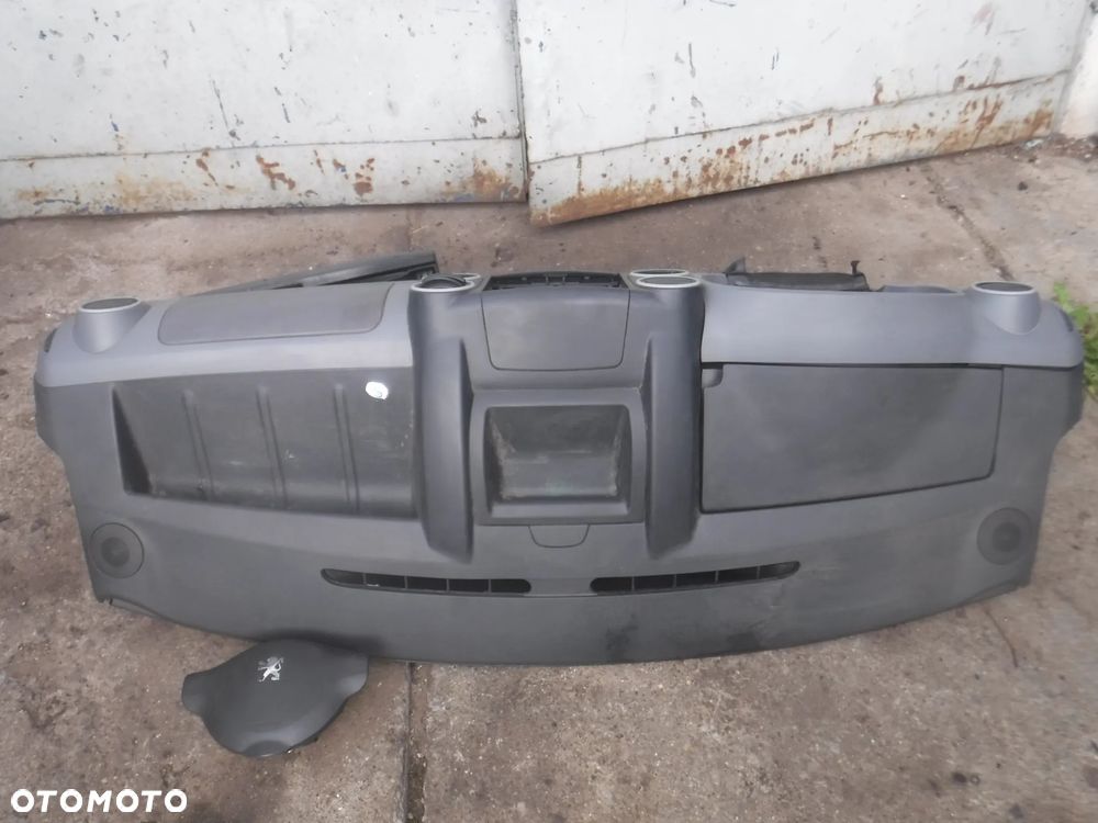Citroen Berlingo II Peugeot Partner II  deska pulpit air bag pasy poduszki kokpit kpl - 9