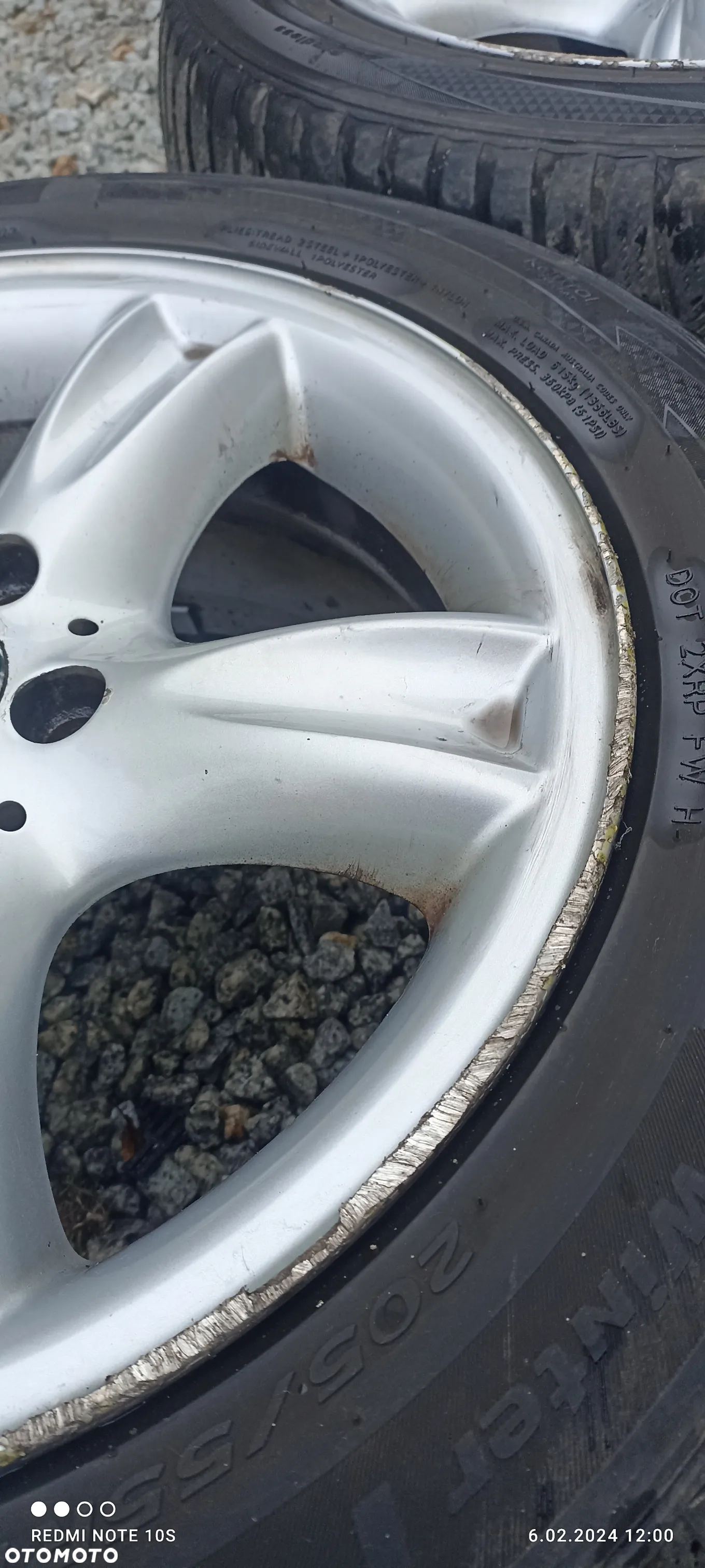 MERCEDES W209 W211 w203 FELGI ALUMINIOWE KOŁA OPONY ZIMOWE 5X112 16 2X7J 2X8.J - 10