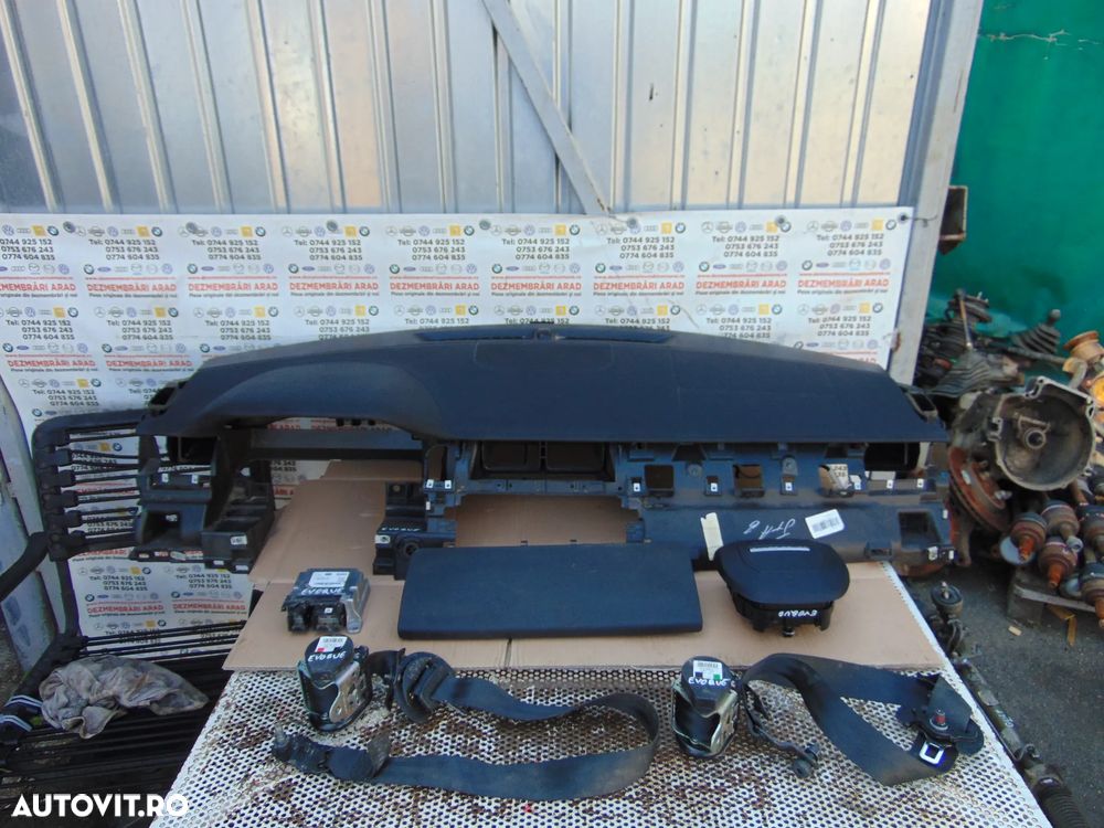 Plansa Bord Range Rover Evoque 2012-2018 aibag sofer pasager genunchi centuri stanga dreapta - 3