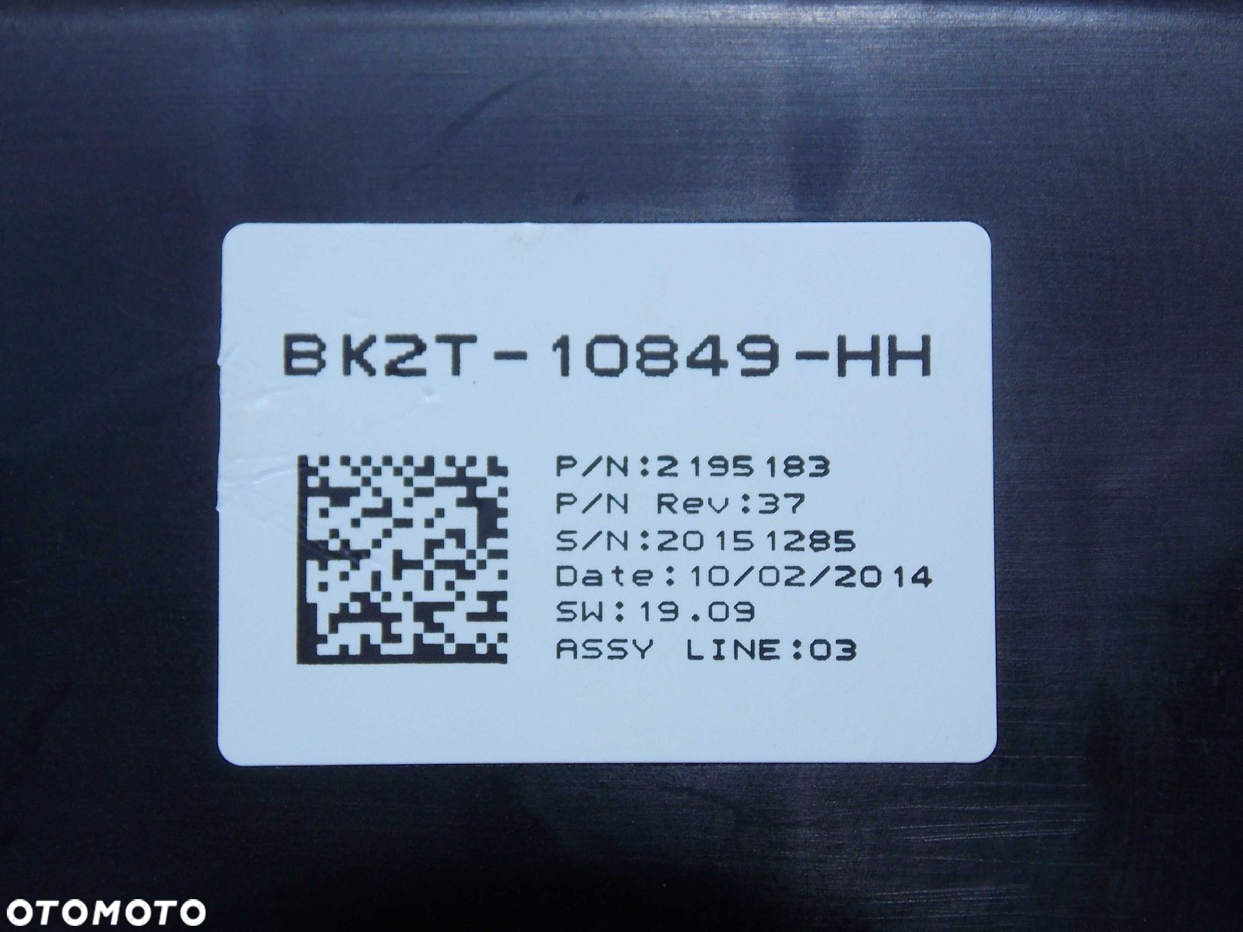 FORD TRANSIT CUSTOM 13-17 LICZNIK ZEGAR MPH/KM BK2T-10849-HH - 6