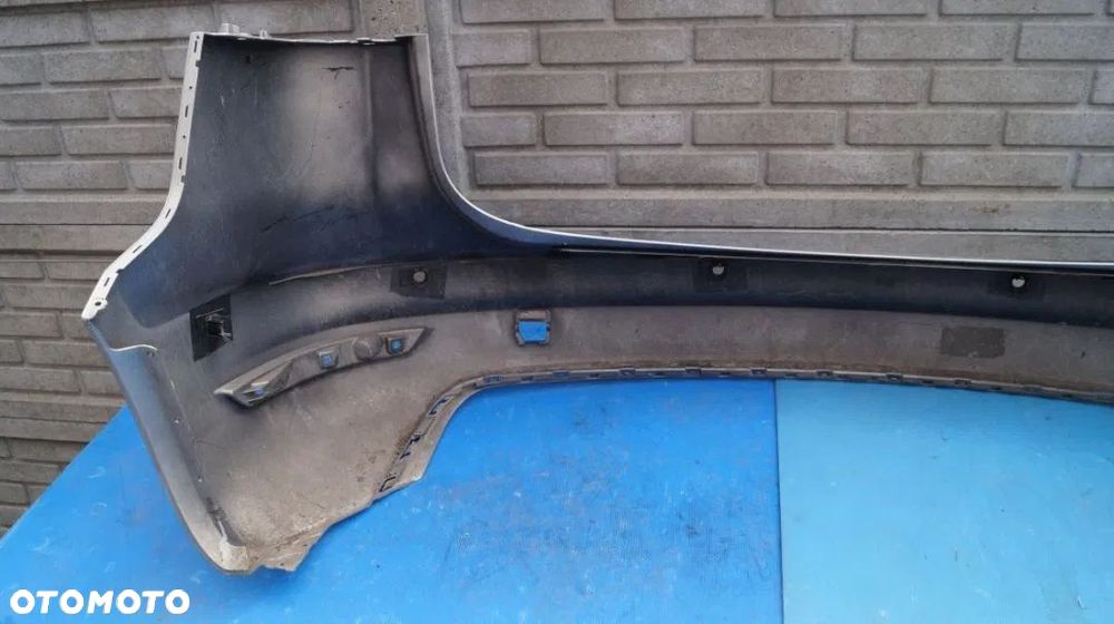 Zderzak tył VW Sharan Seat Alhambra 7N 10-15 srebrny PDC - 5