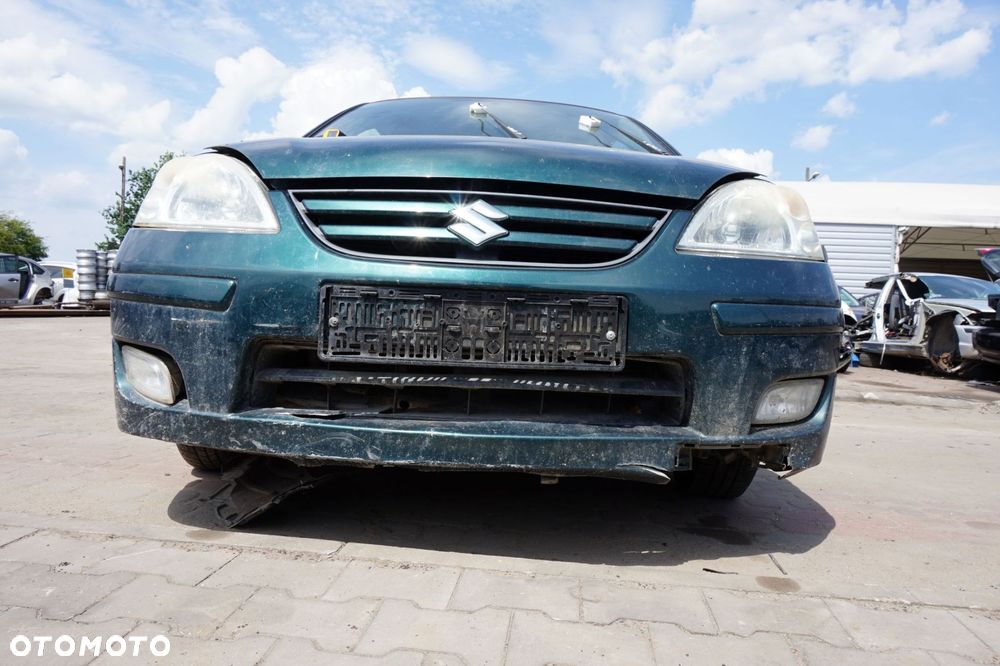 MASKA ZDERZAK BŁOTNIKI LAMPY LIANA  ZY6  SUZUKI 2001-2010 ZIELONY PRZÓD KOMPLETNY - 12