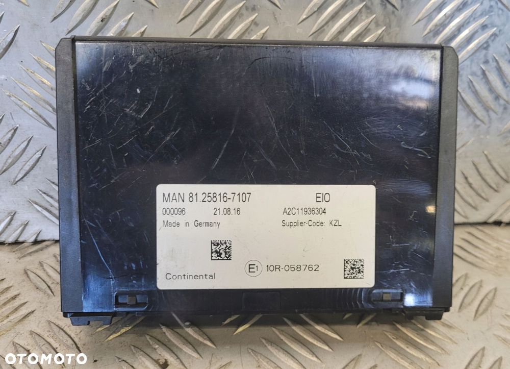 APARAT STERUJĄCY / STEROWNIK / KOMPUTER EIO2 MAN TG3 TGX TGS 81.25816-7107 - 1