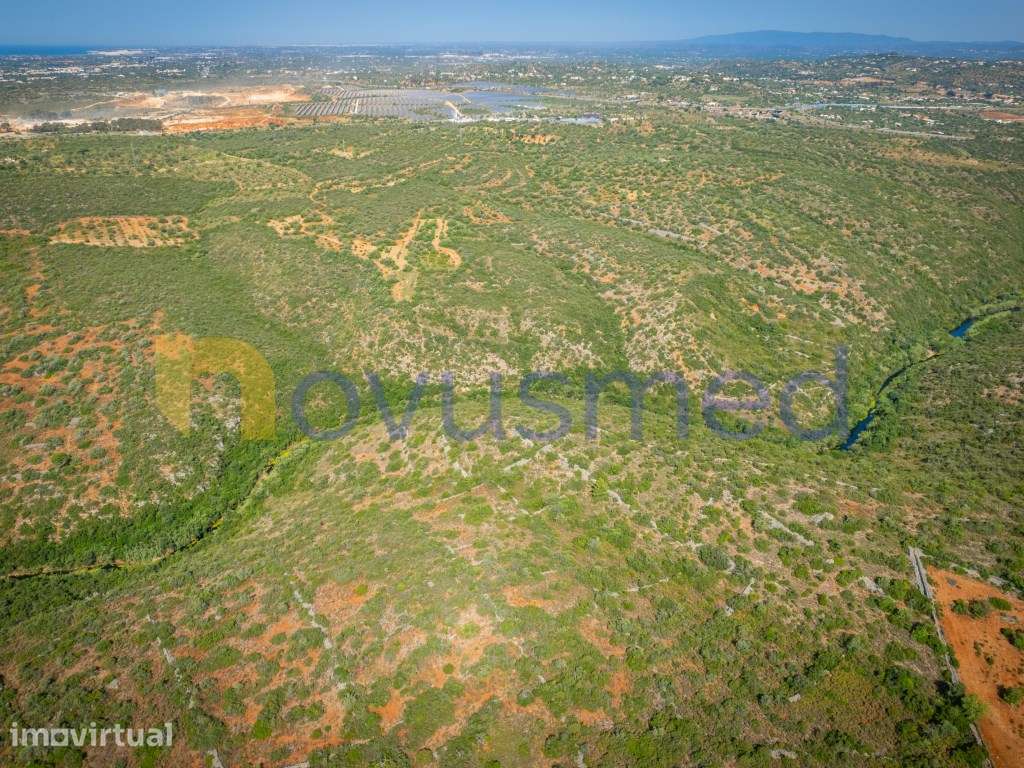 Terreno Rústico com 4.080 m² e Vista Desafogada no Malhão, Paderne - Grande imagem: 2/11