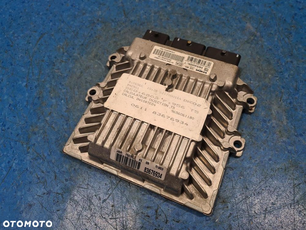 PEUGEOT 307 STEROWNIK SILNIKA SW9656061180 10DYTE - 6