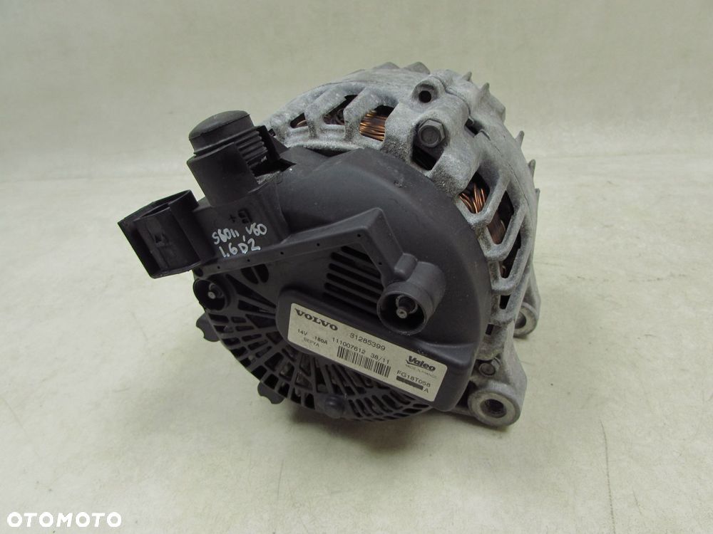 VOLVO S60 II V60 XC60 V40 1.6 D2 10-18 ALTERNATOR START STOP 180A 31285399 - 5