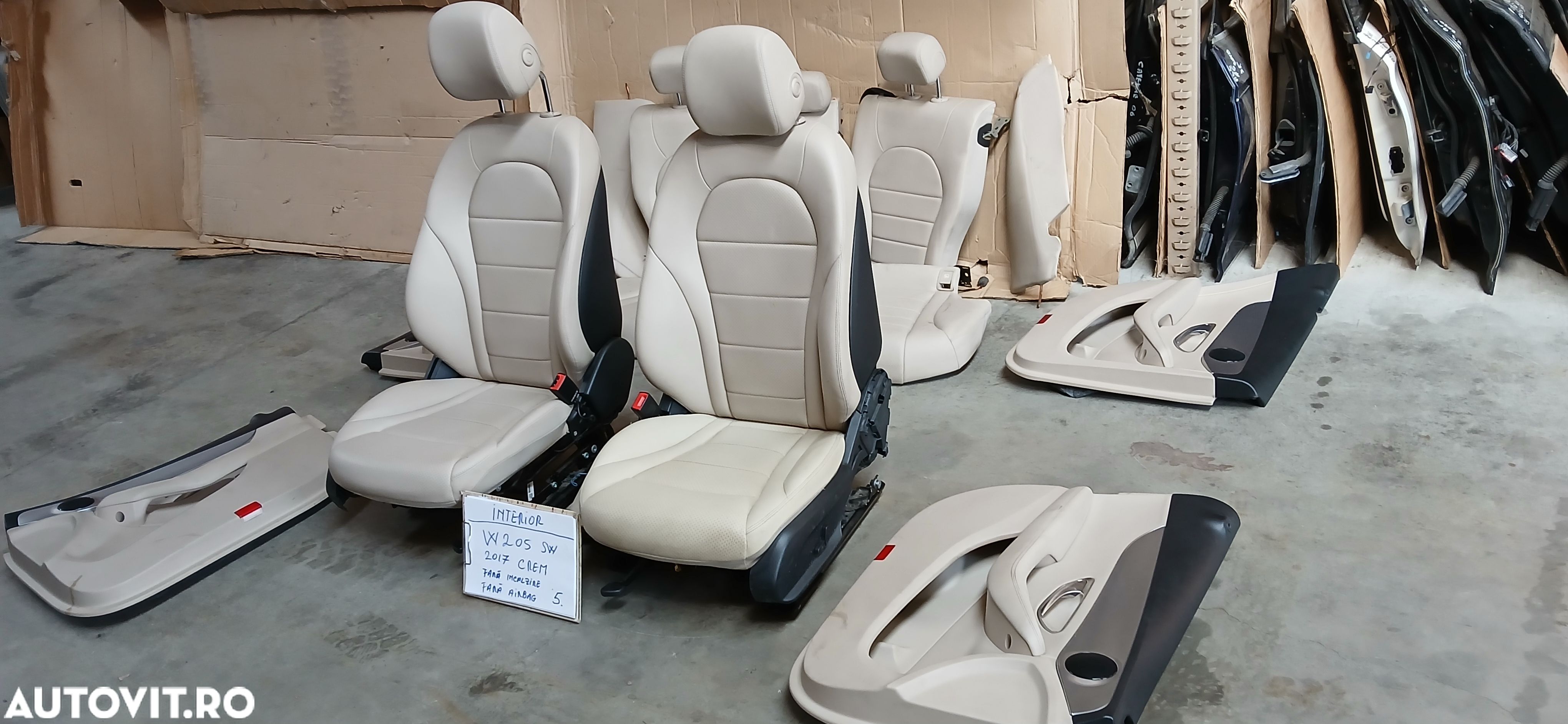 Interior de piele Mercedes C-class W205 2017 - 1
