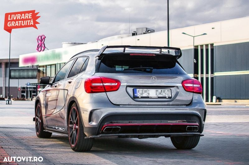 Eleron Portbagaj Mercedes GLA X156 (2014-2019) GLA45 Design Negru Lucios- livrare gratuita - 9