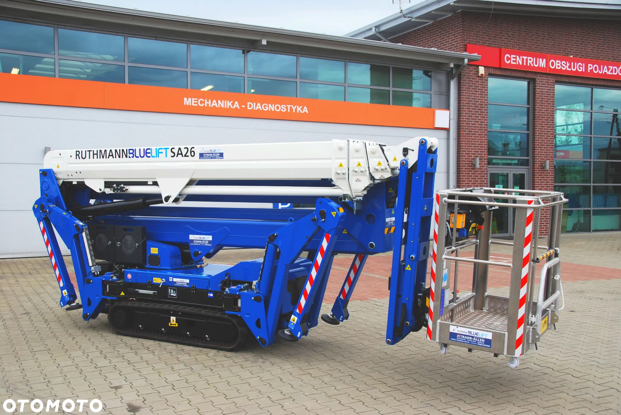 Ruthmann Bluelift SA22 Podnośnik gąsienicowy 22m Pająk na gąsienicach 22m Podnośnik terenowy gąsienice Zwyżka 4x4 Od Wyłącznego Dealera w Polsce - 14