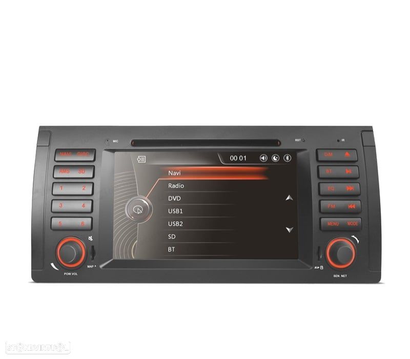 AUTO RADIO 2DIN 7" BMW X5 E53 99-06 SERIE 5 E39 95-03 GPS TACTIL HD - 1