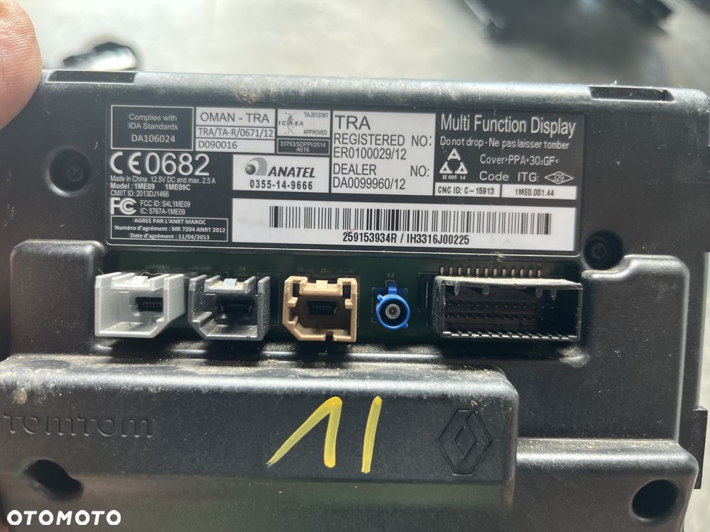 Radio wyświetlacz Renault Clio IV BOSE - 2