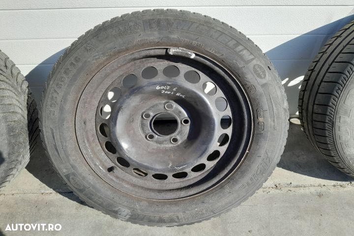 JANTA DIN TABLA CU ANVELOPA 195/65 R15 Volkswagen VW Golf 6 [2008 - 2 - 1
