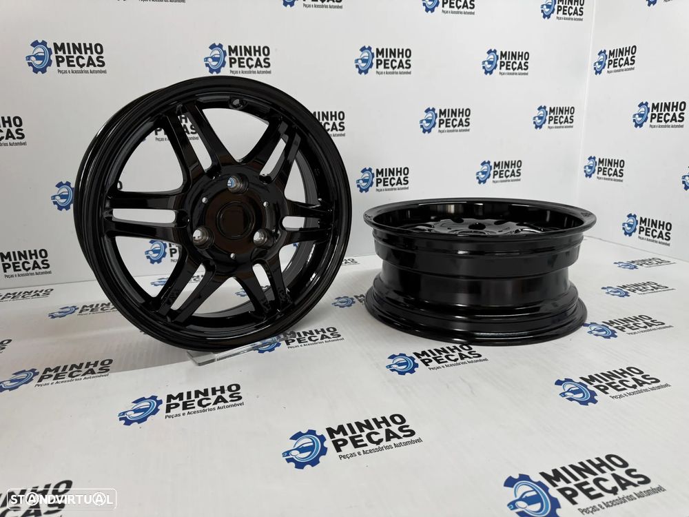 Jantes Look Smart Brabus em 15 (3x112) Preto Brilho - 6