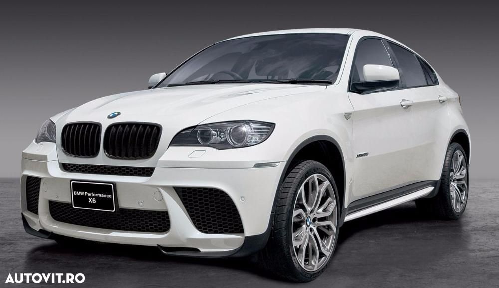 GRILEpentru BMW X5 X6 E70 E71 model PERFORMANCE Culoare Negru Mat / Lucios  CALITATE PREMIUM ⭐️⭐️⭐️⭐️⭐️ - 3