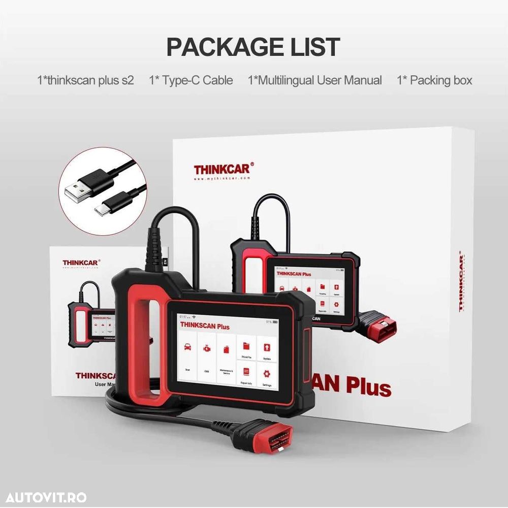 Tester Auto multimarca Launch THINKSCAN PLUS S7, + 5 functii service - 6