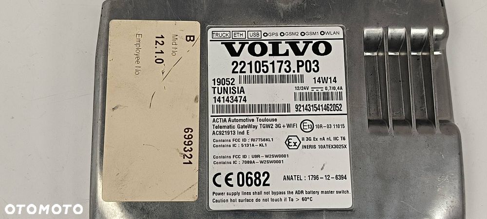 MODUŁ VOLVO FH II FH5 460 22105173 - 2