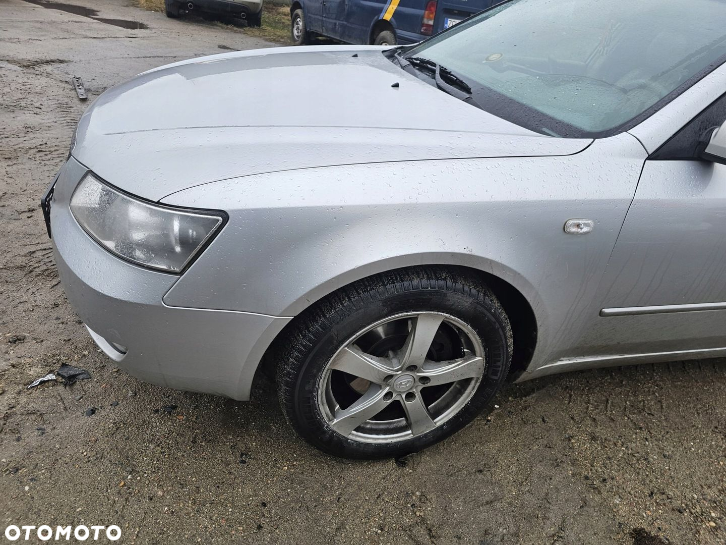 zderzak przedni hyundai sonata V nf 05r lakier S7 - 3