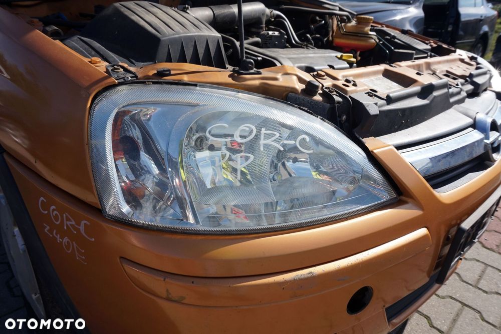 MASKA ZDERZAK BŁOTNIKI LAMPY CORSA C III Z40E  OPEL 1999-2003 ZŁOTY PRZÓD KOMPLETNY - 30