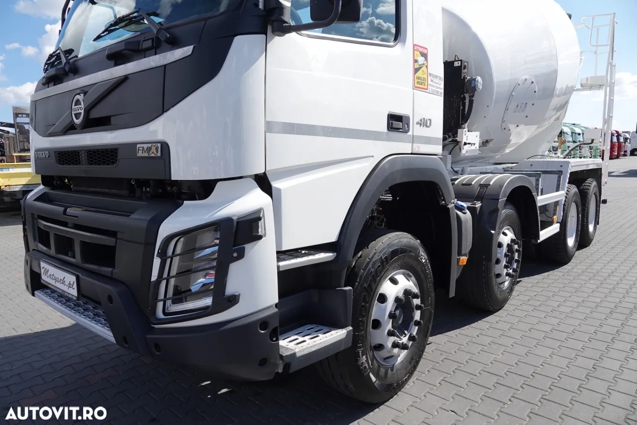Volvo FMX 410 / 8x4 / 9m3 BETONATOR / SCHWING STETTER / HARDOX / JANTE ALIE / EURO 6 - 8